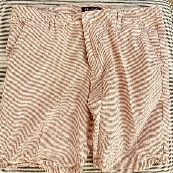 2 Pr Mens U.S.Polo Association Shorts  Light Cotton Size 40 - Picture 5 of 6